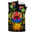 Tahiti Duvet Cover Set - Tahiti Flag & Reggae Hibiscus - Polynesian Pride