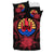 Tahiti Duvet Cover Set - Tahiti Flag & Red Hibiscust - Polynesian Pride