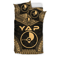 Yap Polynesian Chief Duvet Cover Set - Gold Version - Polynesian Pride