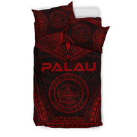 Palau Polynesian Chief Duvet Cover Set - Red Version - Polynesian Pride