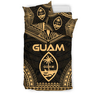 Guam Polynesian Chief Duvet Cover Set - Gold Version - Polynesian Pride