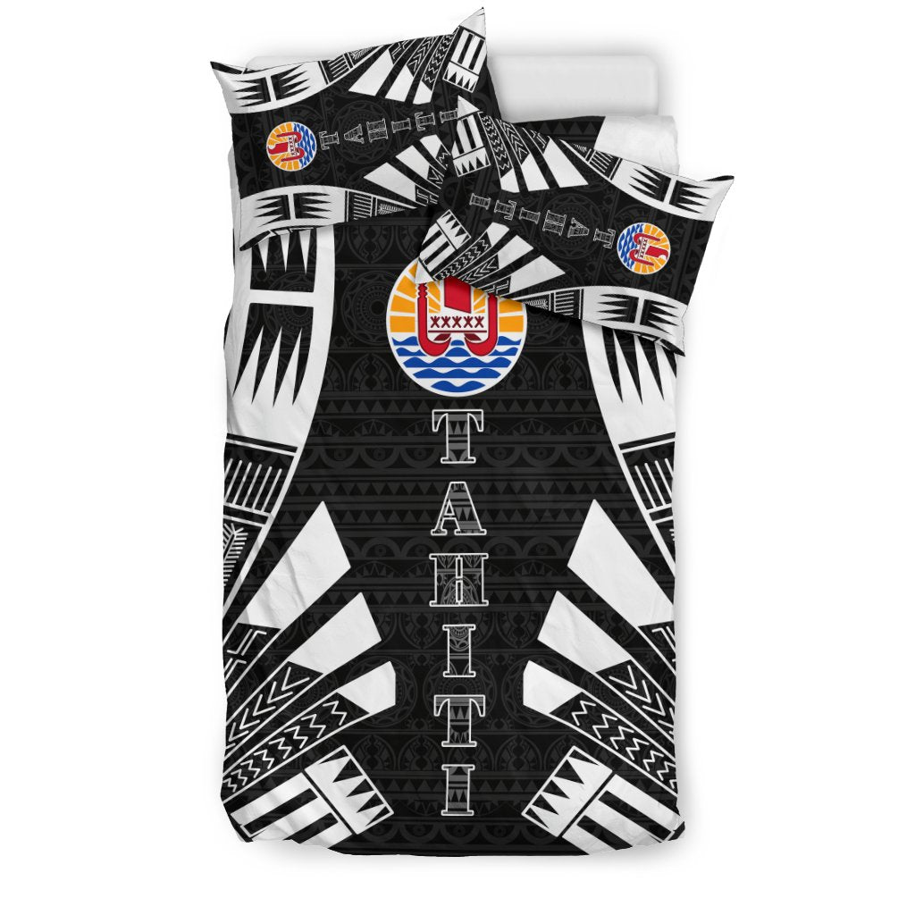 Tahiti Duvet Cover Set - Polynesian Tattoo - Polynesian Pride