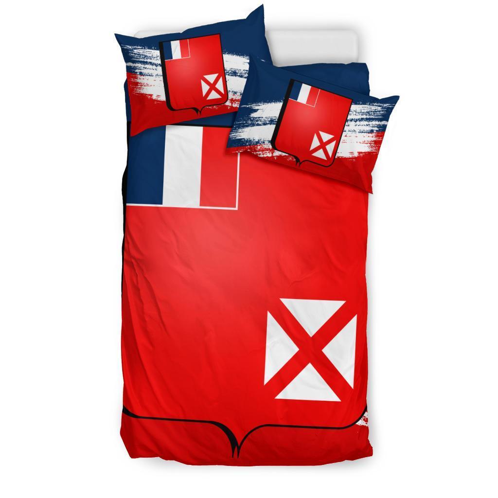 Wallis And Futuna Duvet Cover Set - Wallis And Futuna Coat Of Arms Premium - Polynesian Pride