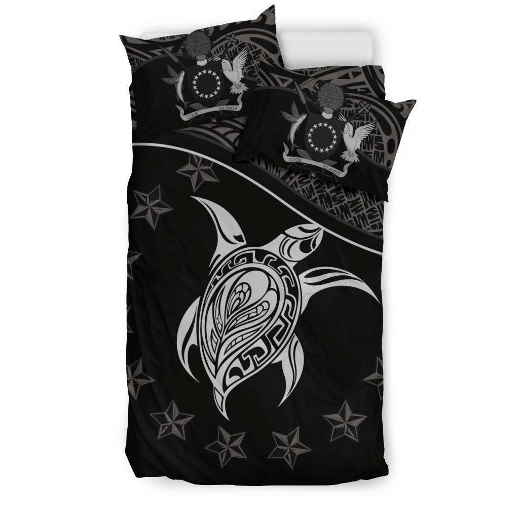 Cook Islands Bedding Set Black Black - Polynesian Pride