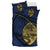 Guam Duvet Cover Set - Guam Flag & Coat Of Arms Blue - Polynesian Pride