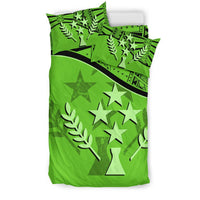 Kosrae Duvet Cover Set - Kosrae Flag Green - Polynesian Pride