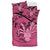 Niue Duvet Cover Set - Niue Coat Of Arms & Coconut Crab Pink - Polynesian Pride