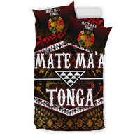 Polynesian Bedding Set - Mate Ma'a Tonga Duvet Cover Set - Polynesian Pride