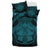 Hawaiian Map Madame Pele Polynesian Bedding Set Blue - Polynesian Pride
