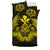 Hawaiian Map Owl Kanaka Bedding Set - Pueo Aumakua - Yellow - Polynesian Pride