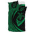 Hawaii Turtle Fish Hook Polynesian Bedding Set - Circle Style Green - Polynesian Pride