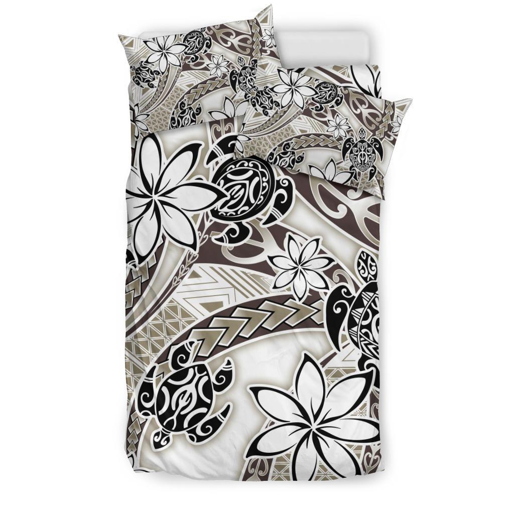 Polynesian Duvet Cover Set - Turtle Duvet Cover Set White - Polynesian Pride