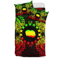 Polynesian Bedding Set - Cook Islands Duvet Cover Set Map Reggae - Polynesian Pride