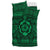 Hawaiian Turtle Polyensian Tribal Bedding Set Green - Polynesian Pride