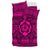 Hawaiian Turtle Polyensian Tribal Bedding Set Pink - Polynesian Pride