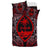 Guam Polynesian Bedding Set - Red Hibiscus Coat Of Arms - Polynesian Pride