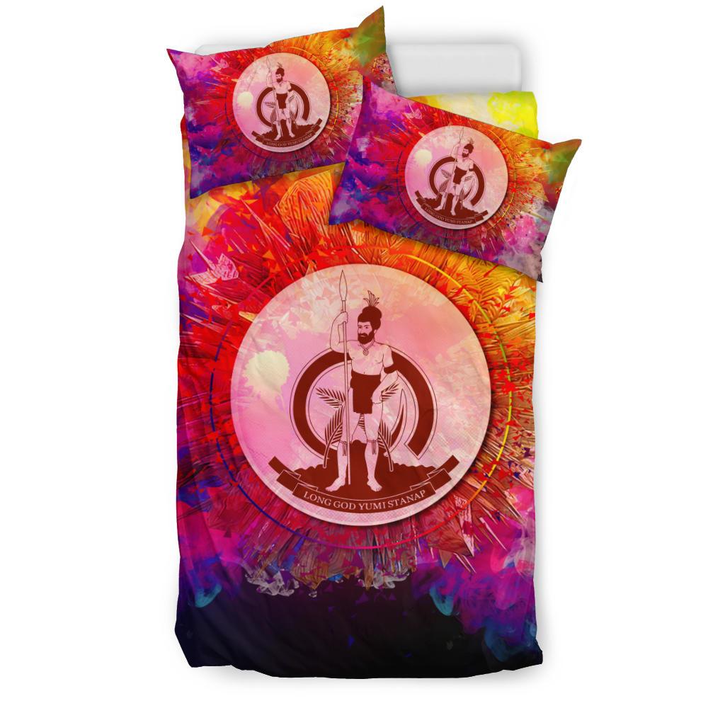 Polynesian Bedding Set Vanuatu Duvet Cover Set Bright Style - Polynesian Pride