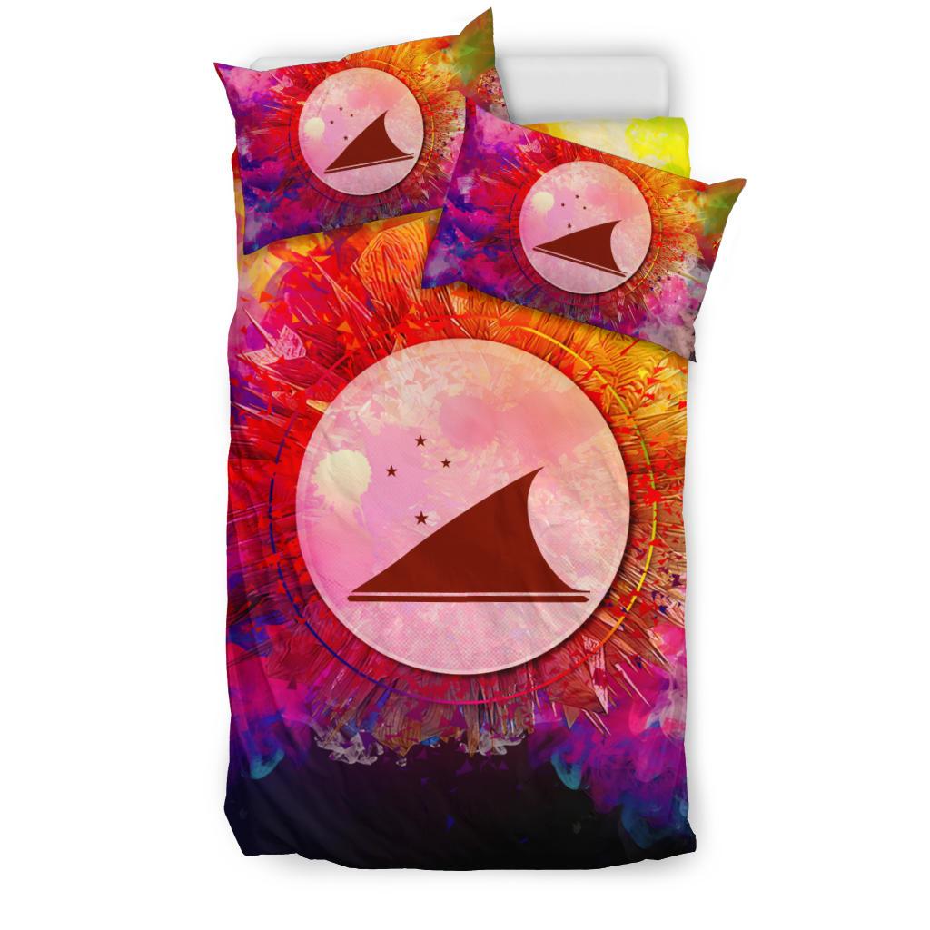 Polynesian Bedding Set Tokelau Duvet Cover Set Bright Style - Polynesian Pride