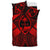 Guam Polynesian Bedding Set - Guam Red Seal with Polynesian Tattoo - Polynesian Pride