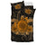 Hawaii Turtle Hibiscus Polynesian Bedding Set - Full Style - Gold - Polynesian Pride