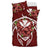 Hawaii Bedding Set - Hawaii Turtle Hibiscus Polynesian Bedding Set - Red Four - Polynesian Pride