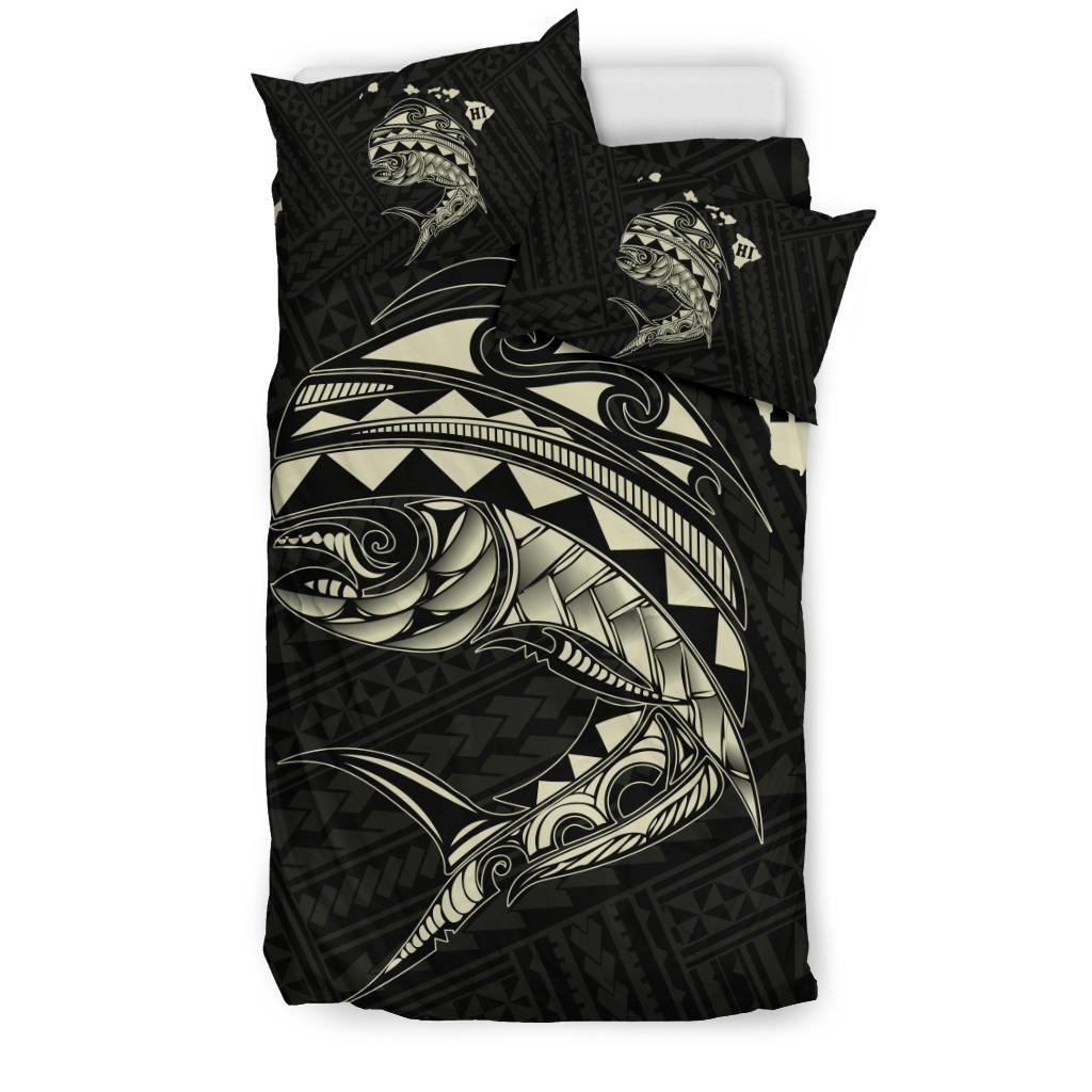 Hawaii Polynesian Mahi - Mahi Common Dolphinfish Bedding Set - Beige - Polynesian Pride