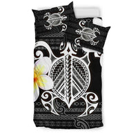 Hawaii Bedding Set - Turtle Plumeria Flowers Polynesian Pattern - Polynesian Pride