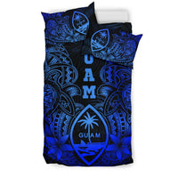 Polynesian Bedding Set - Guam Duvet Cover Sets - Blue Turtle Homeland - Polynesian Pride