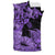 Hawaii Turtle Bedding Set Polynesian Hibiscus Art Violet AH - Polynesian Pride