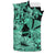 Hawaii Turtle Bedding Set Polynesian Hibiscus Art Ver 2.0 Turquoise AH - Polynesian Pride