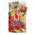 Polynesian Bedding Set - Tahiti Duvet Cover Set - Hibiscus Coat of Arm Beige - Polynesian Pride