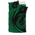 Hawaii Fish Hook Polynesian Bedding Set - Circle Style Green - Polynesian Pride