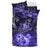 Hawaii Polynesian Turtle Waves Hibiscus Bedding Set - Erik Style - AH - Purple - Polynesian Pride