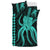 Hawaii Octopus KaKau Polynesian Bedding Set - Turquoise - Polynesian Pride