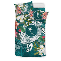 Chuuk Polynesian Bedding Set - Turtle with Plumeria - Polynesian Pride