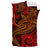 Fiji Bedding Set - Red Shark Polynesian Tattoo - Polynesian Pride