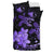 Hawaii Polynesian Turtle Plumeria Bedding Set - Pog Style Purple - Polynesian Pride