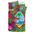 Guam Bedding Set - Hibiscus Polynesian Pattern Green Version - Polynesian Pride