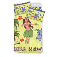 Hawaii Hula Girls Summer Style - Bedding Set AH - Polynesian Pride