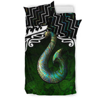 New Zealand Maori Hei Matau Poutama Bedding Set - Polynesian Pride