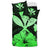 Hawaiian Kanaka Bedding Set Hibiscus Polynesian Love Green - Polynesian Pride