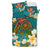 Hawaii Turtle Plumeria Verega Style - Bedding Set AH - Polynesian Pride