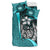 Samoa Polynesian Bedding Set Turquoise - Turtle With Hook - Polynesian Pride