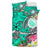 Hawaii Polynesian Bedding Sets - Hawaii Seal With Turtle Plumeria (Turquoise) - Polynesian Pride