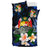 Tonga Polynesian Bedding Set - Turtle With Plumeria Flowers - Polynesian Pride