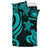 Samoa Polynesian Bedding Set - Turquoise Tentacle Turtle - Polynesian Pride