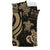 Fiji Polynesian Bedding Set - Gold Tentacle Turtle Crest - Polynesian Pride