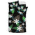 Hawaii Bedding Set - Hawaii Plumeria Black Bedding Set - Jog Style - Polynesian Pride