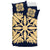 Hawaiian Bedding Set Royal Pattern - Indigo - A3 Style - Polynesian Pride