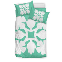 Hawaiian Bedding Set Royal Pattern - Seafoarm- C1 Style - Polynesian Pride